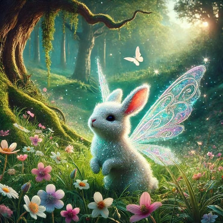 The Diamond Fairy Bunny in Art and Crafts